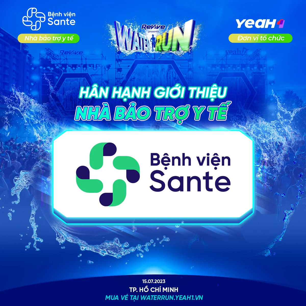 Sante International Hospital Serves as Official Medical Sponsor for Revive Water Run 2023