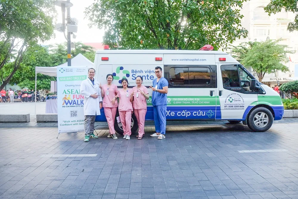 Sante Hospital provides medical sponsorship for the walking event with the Indonesian Consulate - 1
