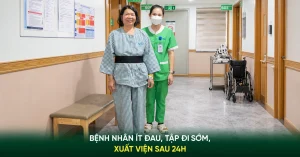 Hơn 30 năm đau khớp gối, bệnh nhân 60 tuổi xuất viện sau 24 giờ thay khớp tại Sante