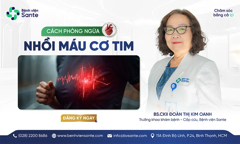 PROTECT YOUR HEART, PROTECT YOUR LIFE: PREVENTING MYOCARDIAL INFARCTION - SANTE Hospital, Binh Thanh, HCMC