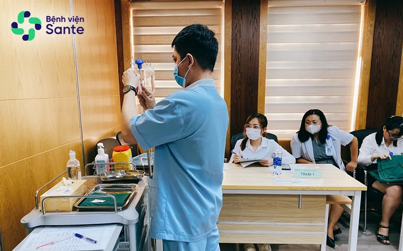 THE 1ST EXCELLENT NURSING/TECHNICIAN CLINICAL SKILLS COMPETITION 2023 1 - SANTE Hospital, Binh Thanh, HCMC