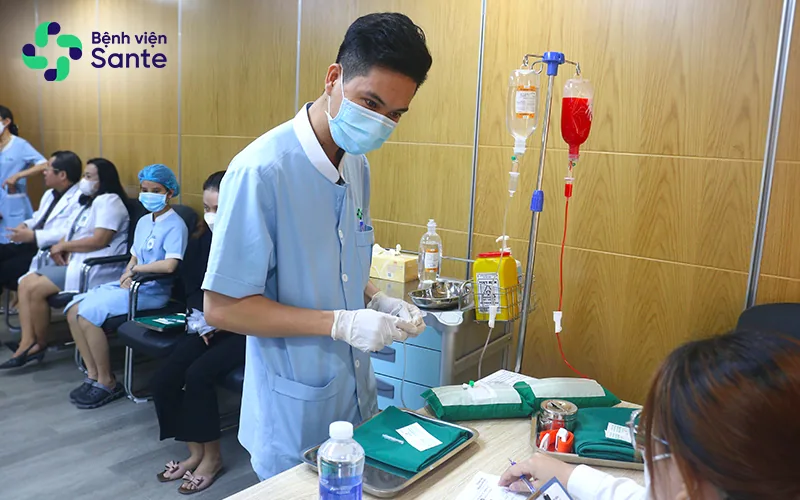 THE 1ST EXCELLENT NURSING/TECHNICIAN CLINICAL SKILLS COMPETITION 2023 3 - SANTE Hospital, Binh Thanh, HCMC