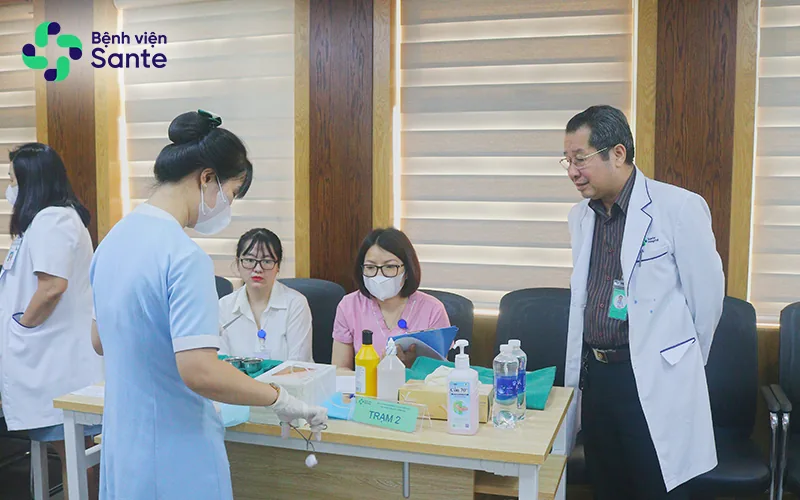 THE 1ST EXCELLENT NURSING/TECHNICIAN CLINICAL SKILLS COMPETITION 2023 4 - SANTE Hospital, Binh Thanh, HCMC