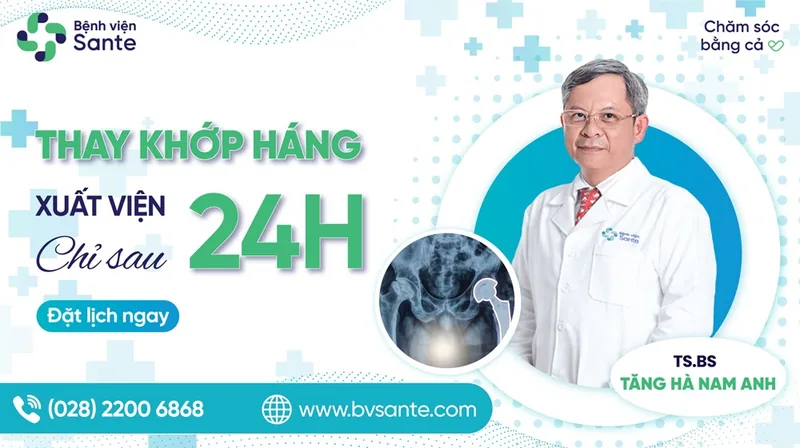 Rapid-Recovery Total Hip Replacement with 24-Hour Discharge - Image 3 - SANTE Hospital, Binh Thanh, HCMC