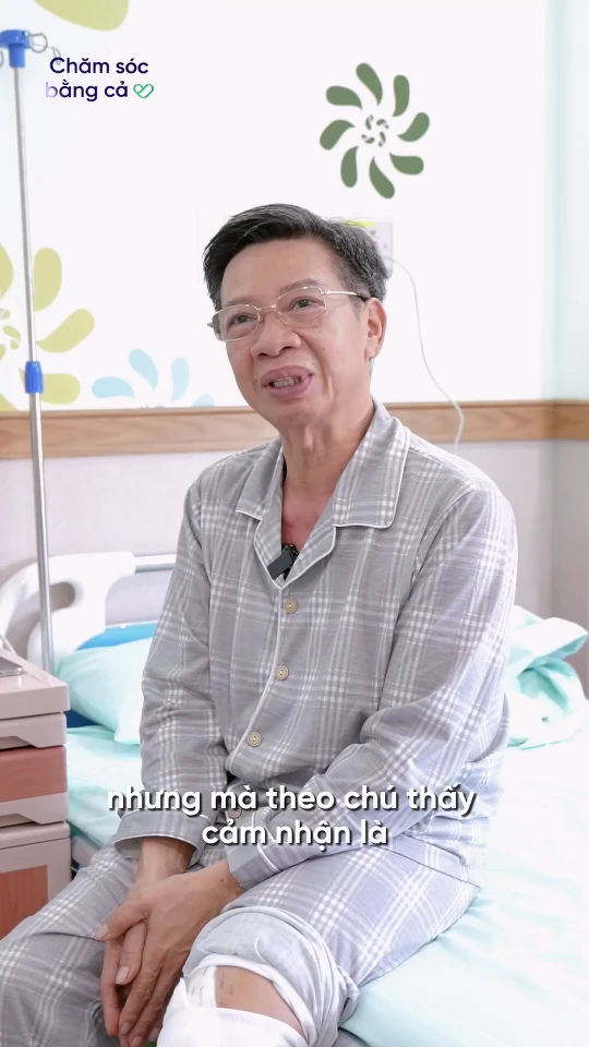 60-year-old knee patient discharged early after 10 years of chronic pain at Sante General Hospital